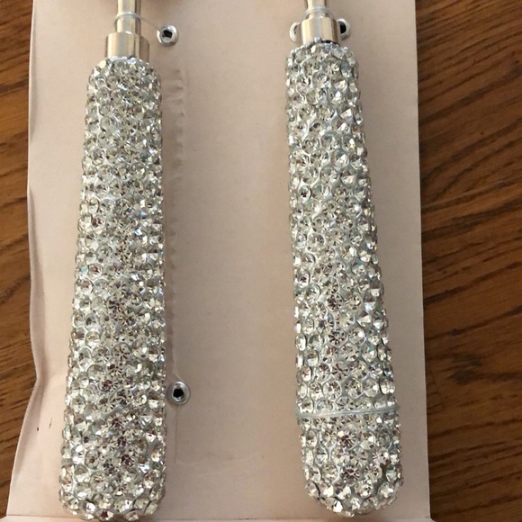 Wedding cake rhinestone knife set - Picture 2 of 2